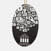 Bank Keramisch Ornament (Links)