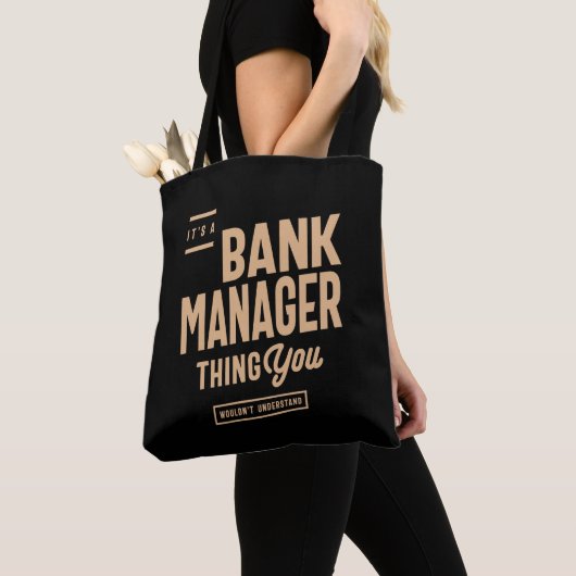 Bank Manager Funny Job Occupation Tote Bag (Dichtbij)