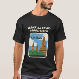 Bank Nee, Stemming Ja Bangkok Grappig Gebroken T-shirt