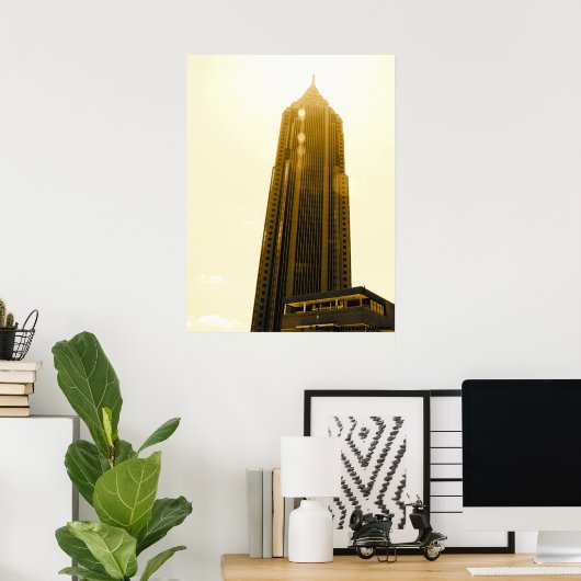 Bank of America Building, Atlanta, Georgia Poster (Thuiskantoor)