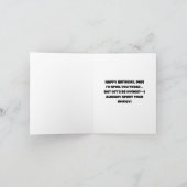 Bank Of Dad Funny Birthday Card Kaart (Binnen)