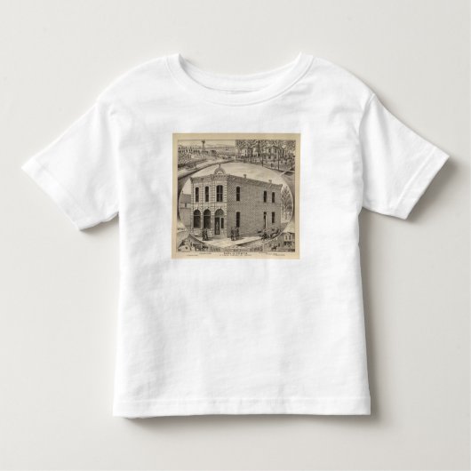 Bank of Downs, Huff Residences, Downs, Kansas Kinder Shirts (Voorkant)