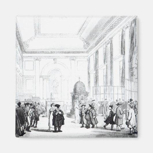 Bank of England, Great Hall, van Ackermann Magneet (Voorkant)