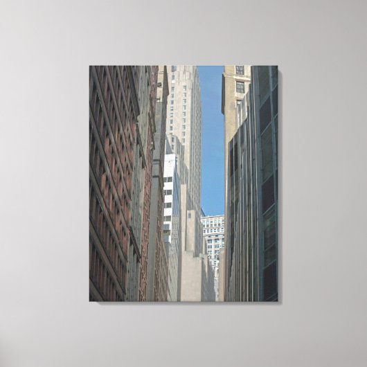 Bank of New York Building Manhattan Canvas Afdruk (Voorkant)