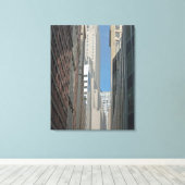 Bank of New York Building Manhattan Canvas Afdruk (Insitu (Houten vloer))