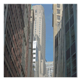 Bank of New York Building Manhattan Foto Afdruk