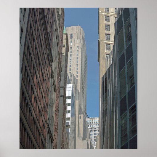 Bank of New York Building Manhattan Poster (Voorkant)