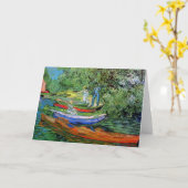 Bank of Oise Auvers Van Gogh Fine Art Kaart (Gele Bloem)