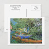 Bank of Oise in Auvers, Vincent van Gogh Briefkaart (Voorkant / Achterkant)