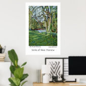 Bank of River Monnow, Alt yr Ynys: Poster/prent Poster (Thuiskantoor)