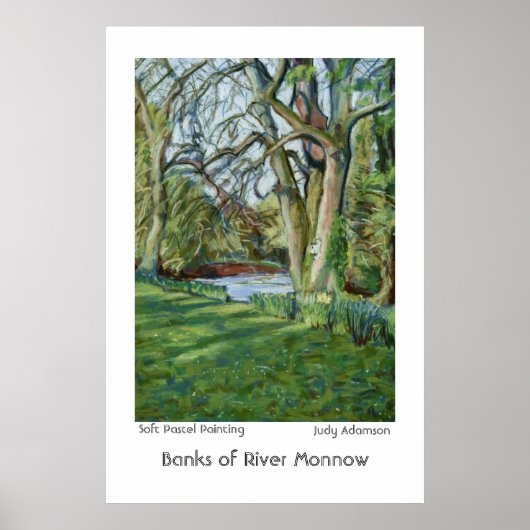 Bank of River Monnow, Alt yr Ynys: Poster/prent Poster (Voorkant)