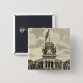 Bank of San Jose Vierkante Button 5,1 Cm (Voorkant /achterkant)