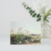 Bank of Summer Flowers Briefkaart (Staand voorkant)