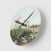 Bank of Summer Flowers Ronde Klok (Hoek)