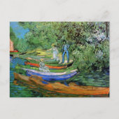Bank of the Oise te Auvers door Vincent van Gogh Briefkaart (Voorkant)