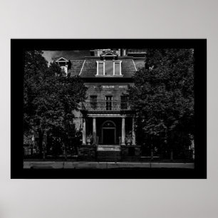 Bank of Upper Canada gebouw nr. 3 met grens Poster