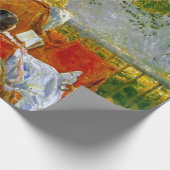 Bank op de veranda, Cos Cob door Frederick Hassam Cadeaupapier (Hoek)