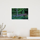 Bank Rock Bridge, Central Park, New York City Poster (Keuken)