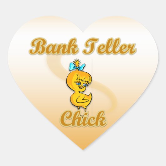 Bank Teller Chick Hart Sticker (Voorkant)