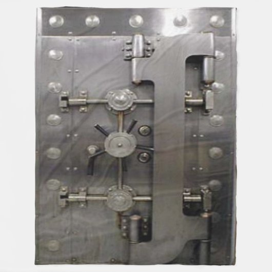 BANK VAULT FLEECE DEKEN (Voorkant)