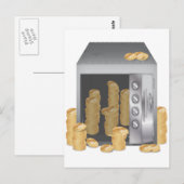 Bank Veilig Briefkaart (Voorkant / Achterkant)