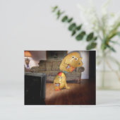 Bankaardappels Vader & Zoon Briefkaart (Staand voorkant)