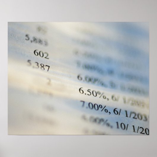 Bankafschriften Poster (Voorkant)