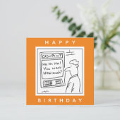 Bankautomaat en klant kaart (Staand voorkant)