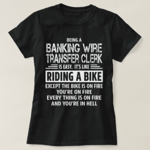 bankbediende t-shirt