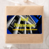 Bankberater, BankangestellterVisitenkarte Etiket (Insitu)