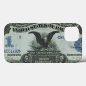 Bankbiljet: 1.899 $ 1 Black Eagle Silver Certifica Case-Mate iPhone Case (Achterkant (horizontaal))