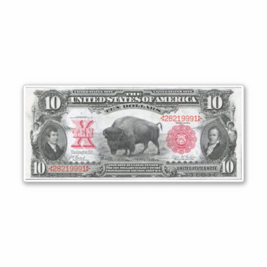 Bankbiljet van Lewis & Clark Sticker (Voorkant)