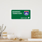 Bankbiljet Volgende Afsluiten Poster (Keuken)