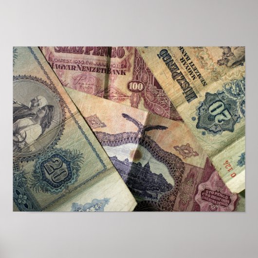  bankbiljetten poster (Voorkant)