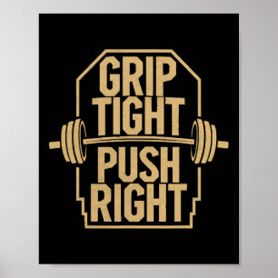 Bankdrukken Oefening Bodybuilding Fitness Workout  Poster