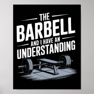 Bankdrukken Oefening Bodybuilding Fitness Workout  Poster