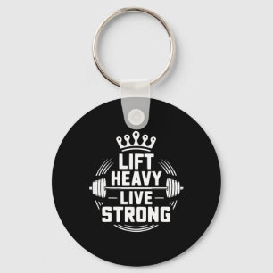 Bankdrukken Oefening Bodybuilding Fitness Workout Sleutelhanger