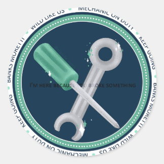 Banken Badge - AC Ronde Sticker