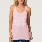 Banken en bijenploeg tanktop (Voorkant)