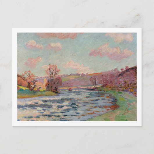 Banken van de Creuse, Limousin, c.1912 (olie op ca Briefkaart (Voorkant)