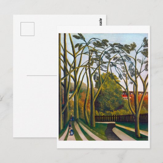 Banken van de è | Henri Rousseau | Briefkaart (Voorkant / Achterkant)