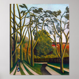 Banken van de è   Henri Rousseau   Poster