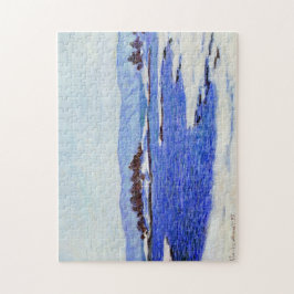 Banken van de Fjord bij Christiania Monet Fine Art Legpuzzel