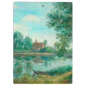Banken van de Loing in Saint-Mammès Alfred Sisley Klembord (Achterkant)