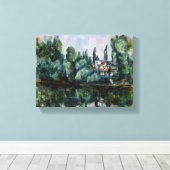  Banken van de Marne door Paul Cezanne Canvas Afdruk (Insitu (Houten vloer))