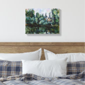  Banken van de Marne door Paul Cezanne Canvas Afdruk (Insitu (Slaapkamer))