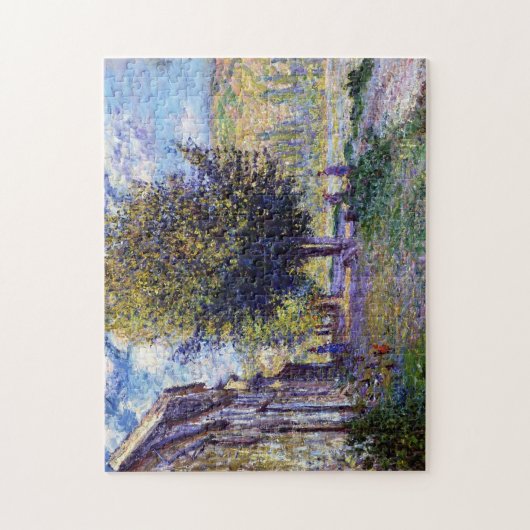 Banken van de Seine bij Lavacourt Monet Fine Art Legpuzzel (Verticaal)