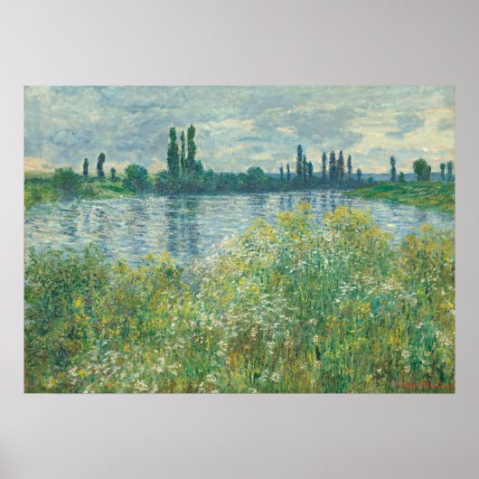 Banken van de Seine - Claude Monet Fine Art Poster (Voorkant)
