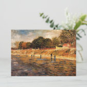 Banken van de Seine door Vincent van Gogh (Staand voorkant)