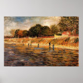 Banken van de Seine door Vincent van Gogh Poster (Voorkant)